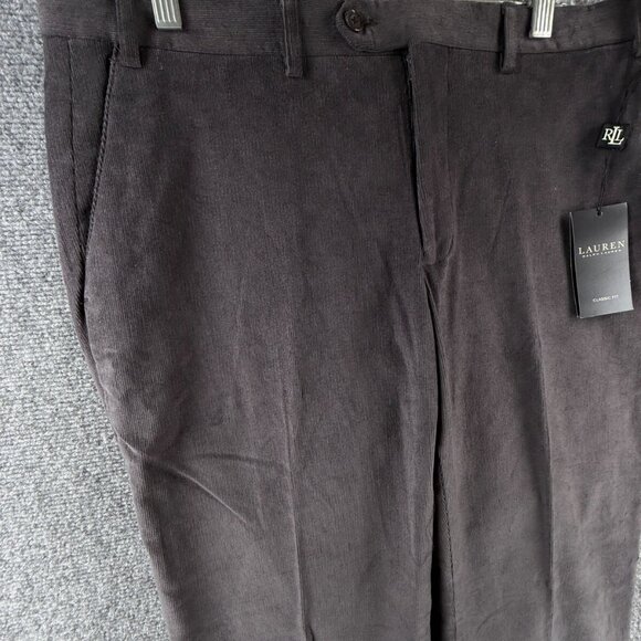 NWT Lauren Ralph Lauren Soft Corduroy Pants Men 36x29 Dewhurst Classic Fit - Picture 2 of 16